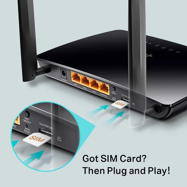 TP-Link Archer MR400 AC1200 Dual Band 4G LTE SIM Router – View 4