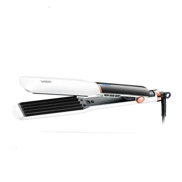 VGR V-519C Essential Care Women Hair Straighteners – Color: White – View 2
