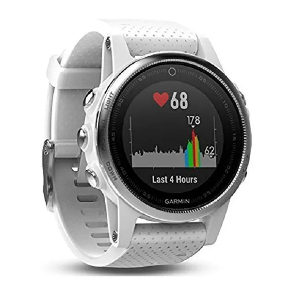 Garmin Fenix 5S - White With Carrara White Band Smartwatch – View 2