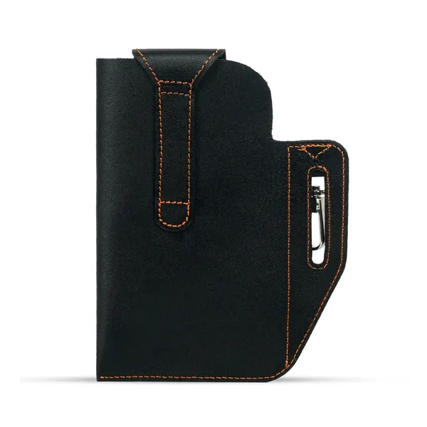 Men’s Single Shoulder Cow Leather Waterproof Anti Theft Waist Bag – View 3