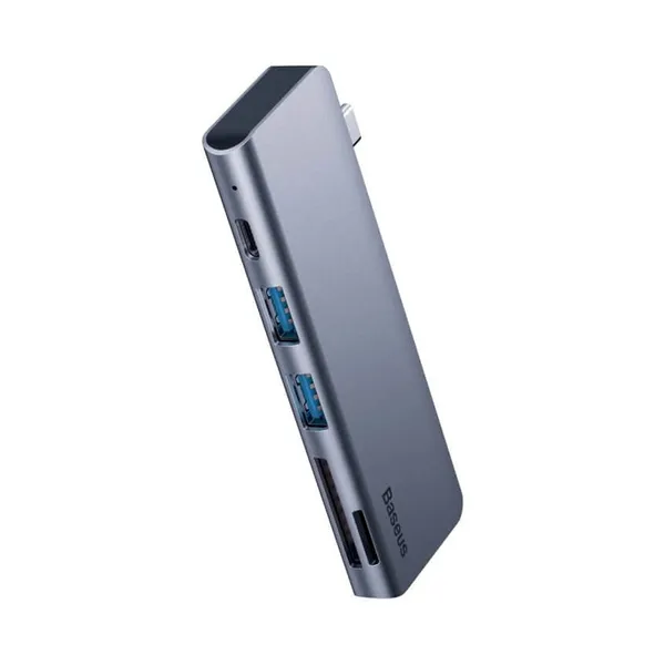 Baseus CAHUB-K0G Harmonica Five-in-One Hub Adapter – View 1