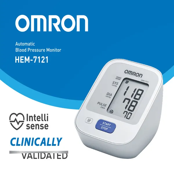 OMRON HEM-7121 Upper Arm Automatic Digital Blood Pressure Machine – View 4