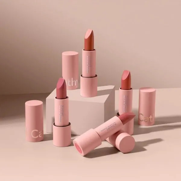 Cathy Doll #08 Nude Matte Lipstick Highly Pigment Being Brick – View 3
