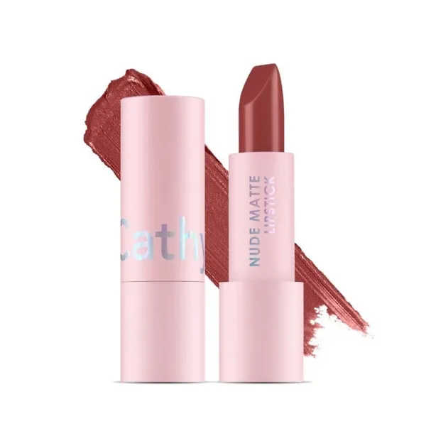 Cathy Doll #08 Nude Matte Lipstick Highly Pigment Being Brick – View 1