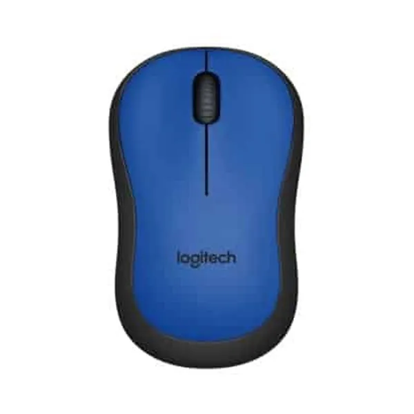 Logitech M221 Silent Optical Wireless Mouse – Color: Blue – View 1