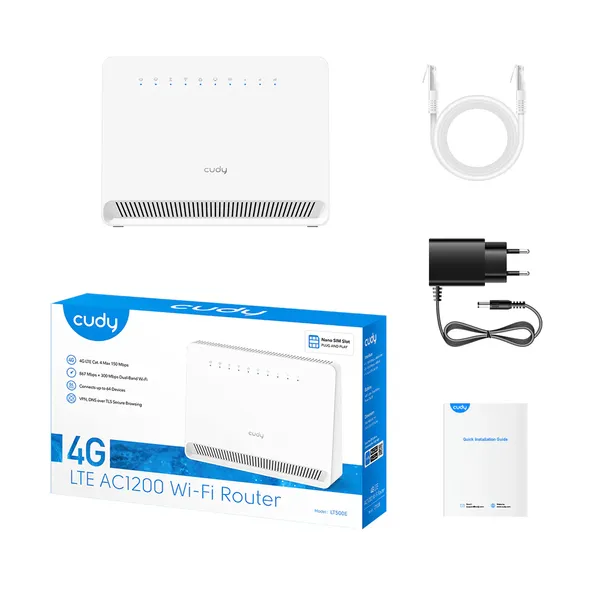 Cudy LT500E AC1200 1200Mbps Dual Band SIM Router – View 5