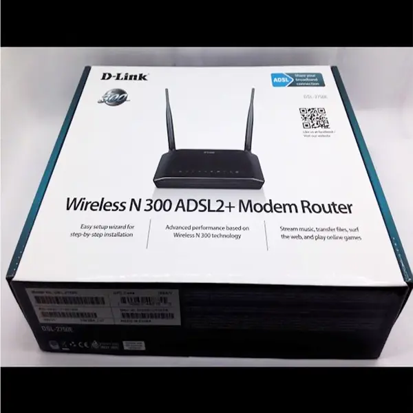 D-Link DSL-2750U 300 Mbps With Modem Wireless Router – View 3