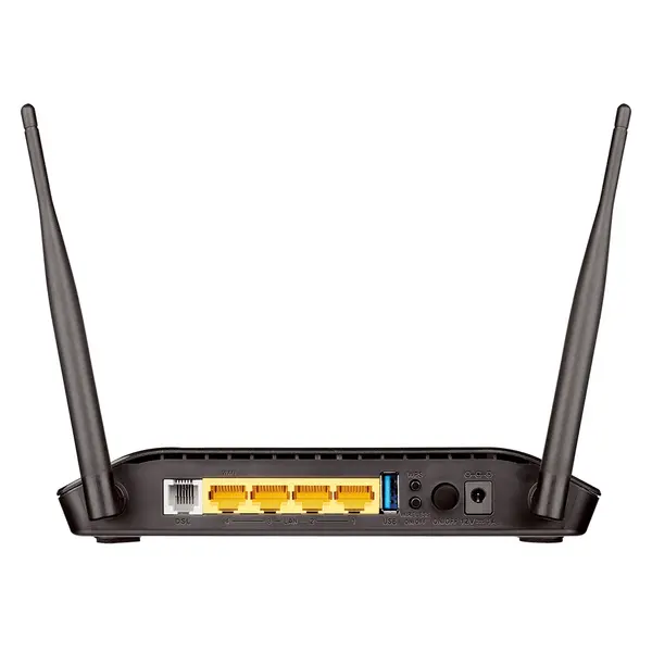 D-Link DSL-2750U 300 Mbps With Modem Wireless Router – View 2