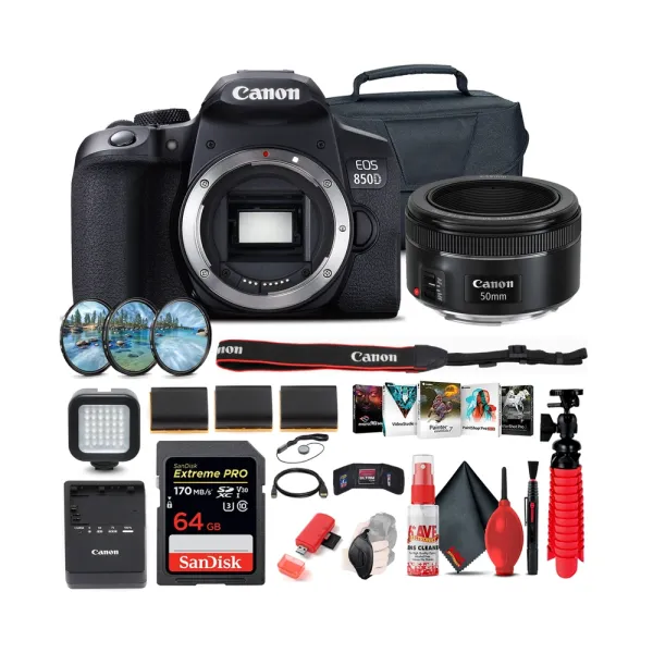 Canon EOS 850D DSLR Camera – View 3