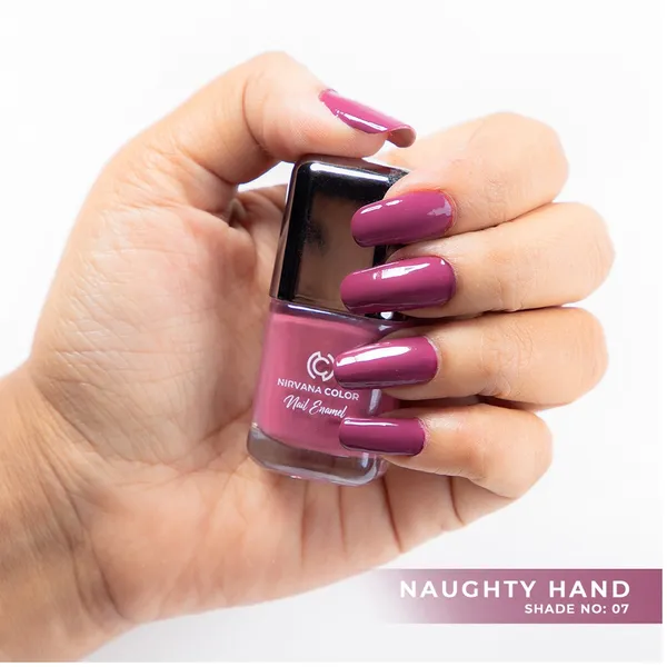 Nirvana Color Nail Enamel Naughty Hand-07 Smooth Nail Polish – View 1