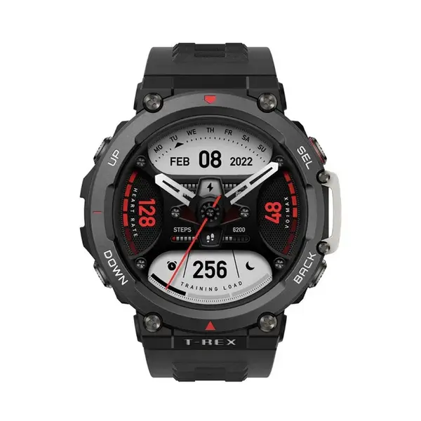 Amazfit T-Rex 2 AMOLED Display Smartwatch – Color: Black – View 2