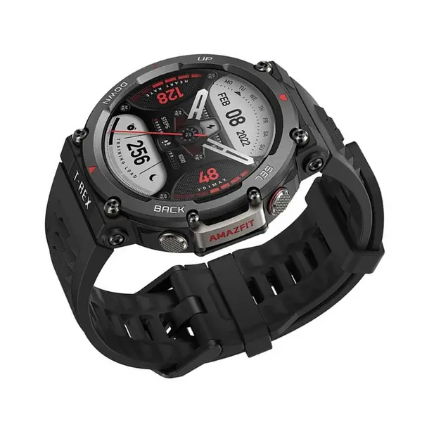 Amazfit T-Rex 2 AMOLED Display Smartwatch – Color: Black – View 3