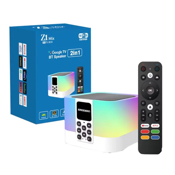 Z1 Mix 4K TV Box & Bluetooth Speaker – View 2