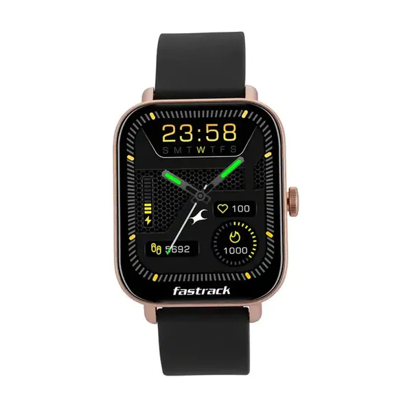 Fastrack Reflex Vox 2.0 BT Calling Smartwatch – Color: Black – View 1