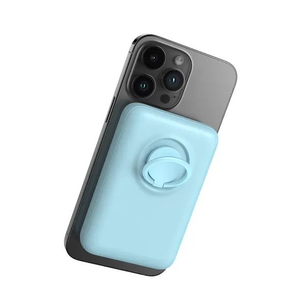 JOYROOM JR-W050 Magnetic Wireless 20W High Capacity Power Bank – Color: Blue – View 2