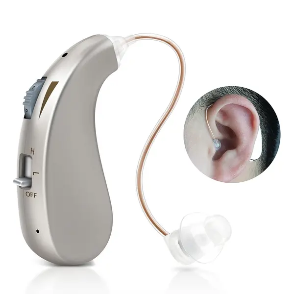 Cimiva VHP-203 Digital & Pocket Hearing Aids Sound Amplifier For Moderate Hearing Loss Invisible – View 1