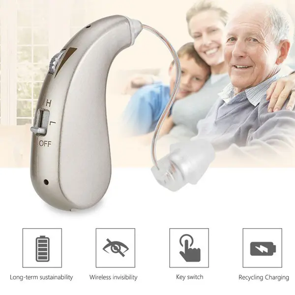 Cimiva VHP-203 Digital & Pocket Hearing Aids Sound Amplifier For Moderate Hearing Loss Invisible – View 2