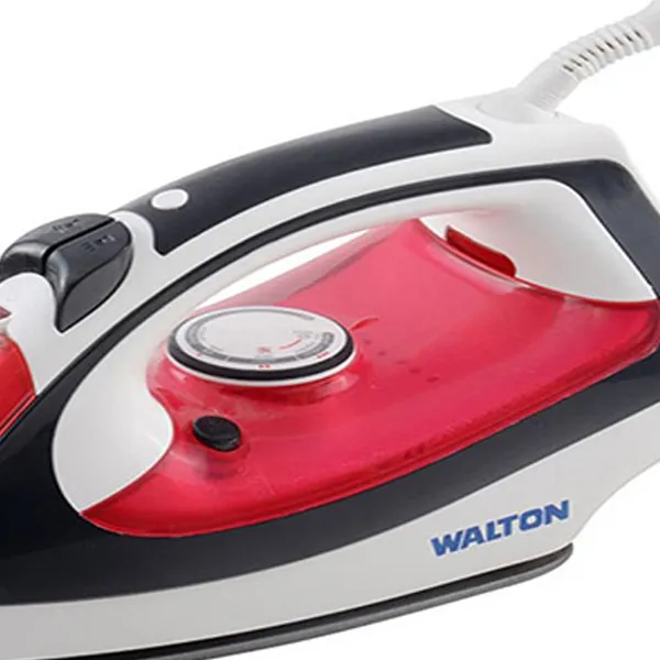 Walton WIR-S08 Shock and Burn Proof Electric Steam Iron – Color: Red – View 2