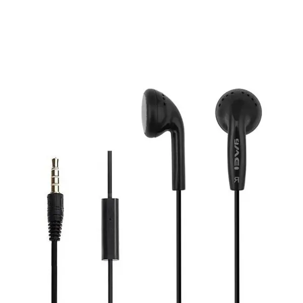 Awei ES11i 3.5mm Super Bass Stereo Earphone – Color: Black – View 2