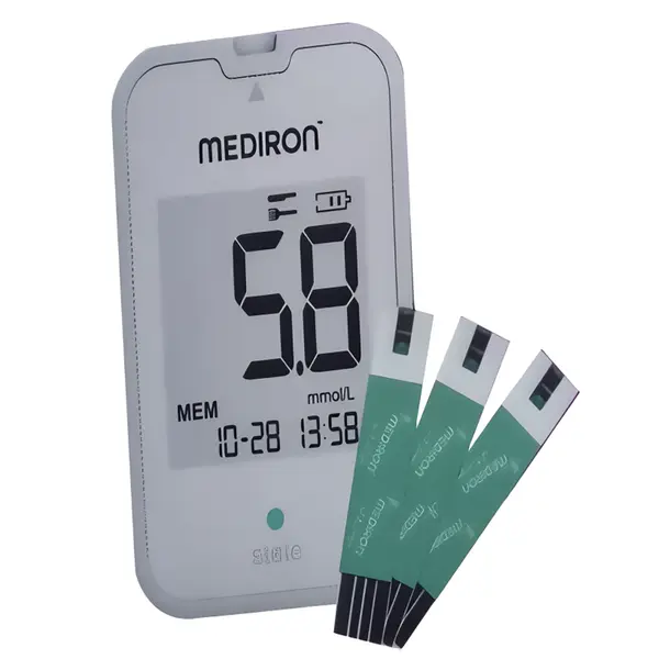 Mediron Excellent Compact & Reliable Blood Glucose Monitoring System – View 3