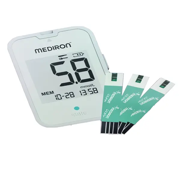 Mediron Excellent Compact & Reliable Blood Glucose Monitoring System – View 2