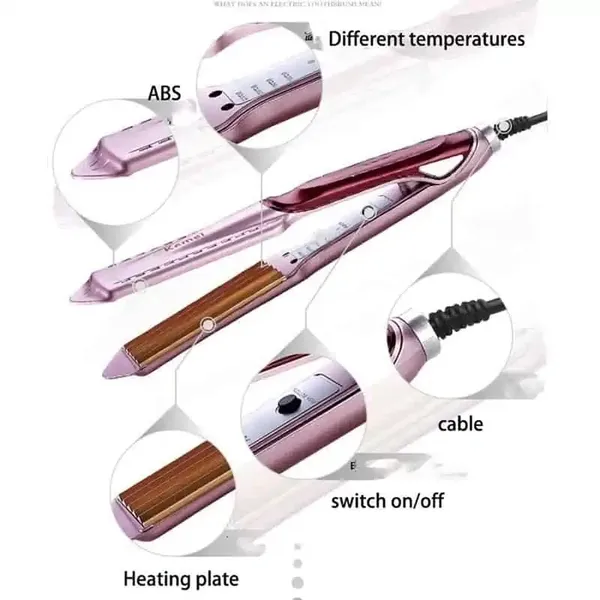 Kemei KM-473 Professional Multifonction Hair Straightener – View 4