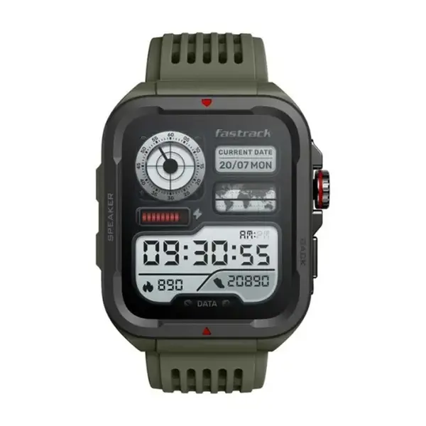 Fastrack Active Rugged Bluetooth Calling Smartwatch – Color: Green – View 2