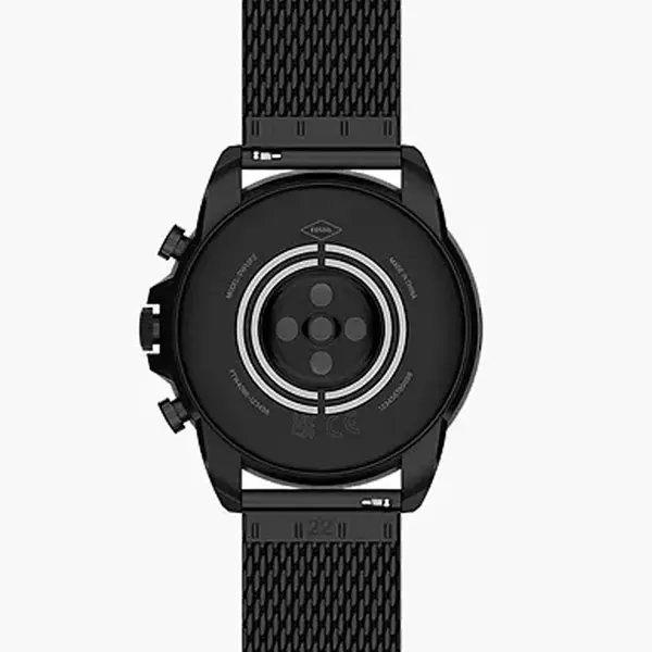 Fossil FTW4066V Stainless Steel Men’s Gen 6 Smartwatch Black  – View 3