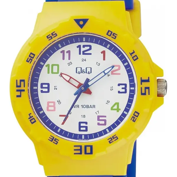Q&Q VR19J011y Analog Style Silicone Strap Kids Watch – View 2