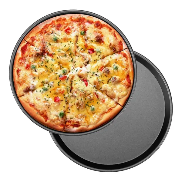12 inch Stainless Steel Oven Baking Pizza Pan – View 2