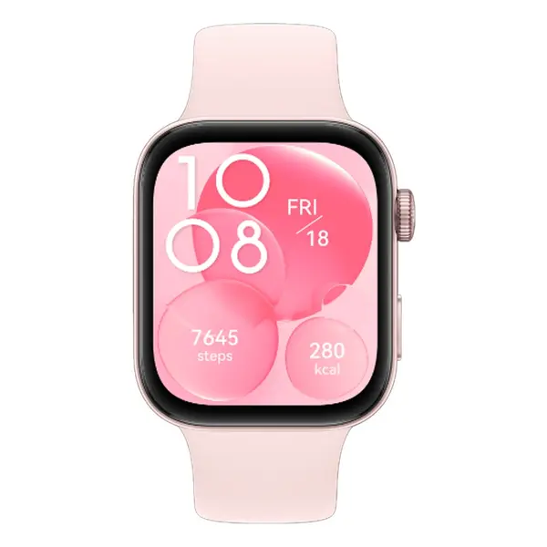 Huawei Watch Fit 3 Bluetooth Calling Smartwatch – Color: Pink – View 2