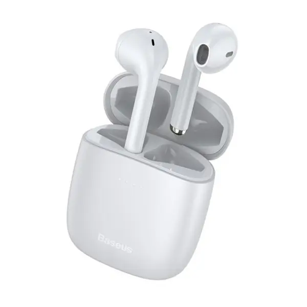 Baseus Encok W04 Pro True Wireless Earbuds – Color: White – View 1