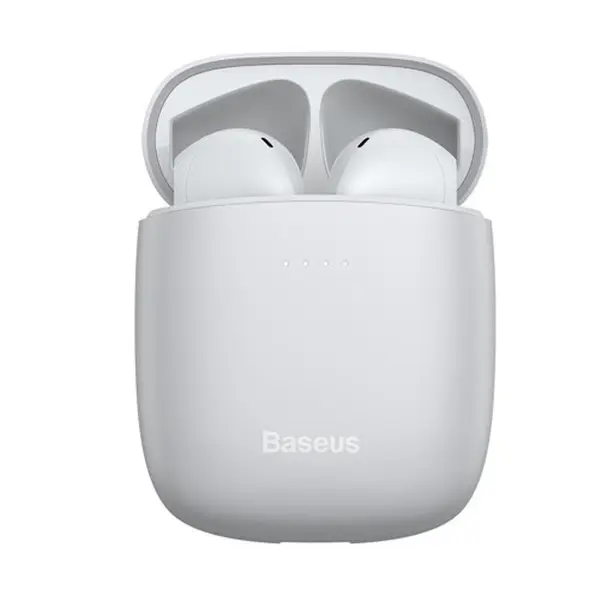 Baseus Encok W04 Pro True Wireless Earbuds – Color: White – View 2