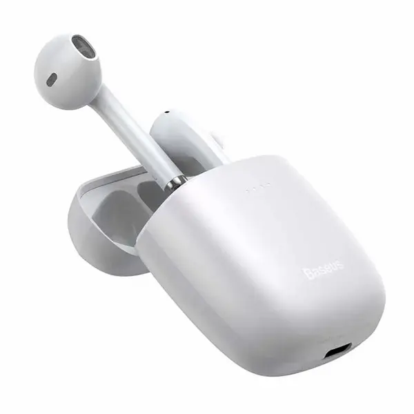 Baseus Encok W04 Pro True Wireless Earbuds – Color: White – View 3