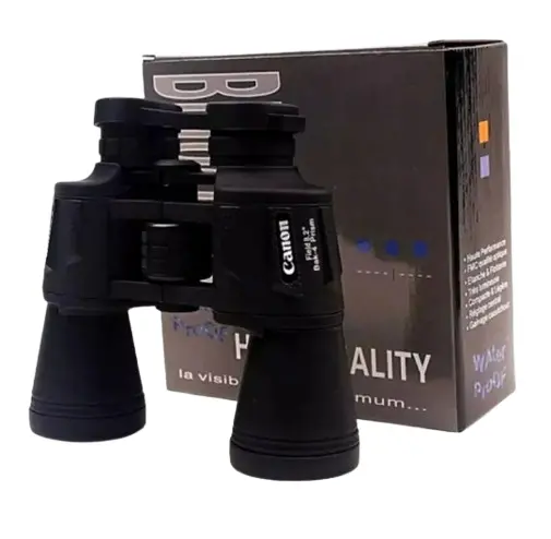 Canon 10x50 Binoculars High Quality Clear View, Waterproof, Non-Slip Design, Porro Prism, 2 Km Range – View 2