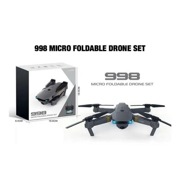 998 Pro Foldable Camera Toy Drone – View 2