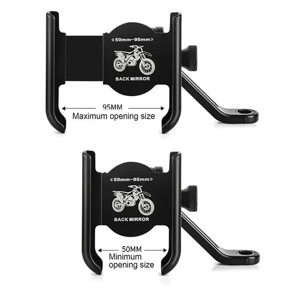 Aluminum Bracket Bike Mobile Phone Mount Holder – View 3
