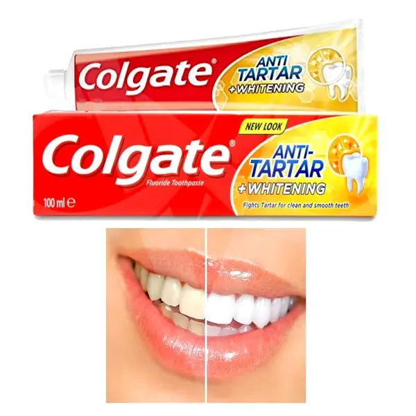 Colgate Anti Tartar Plus Whitening Toothpaste 100ml – View 3