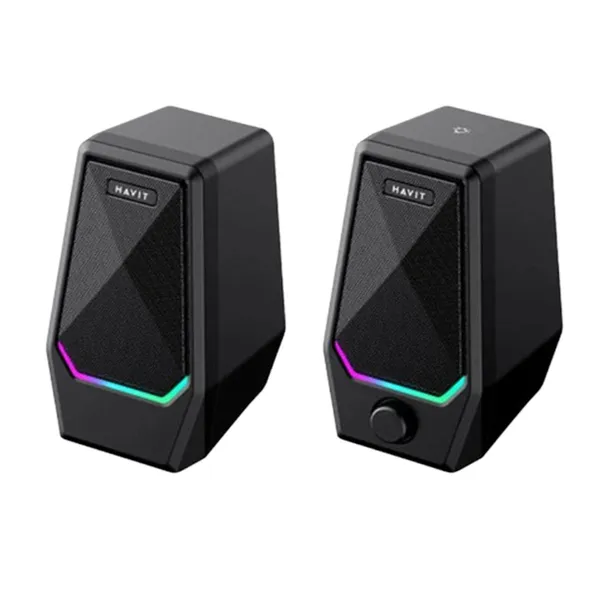 Havit SK768 2.0 Channel Wired USB Speaker Black – View 2