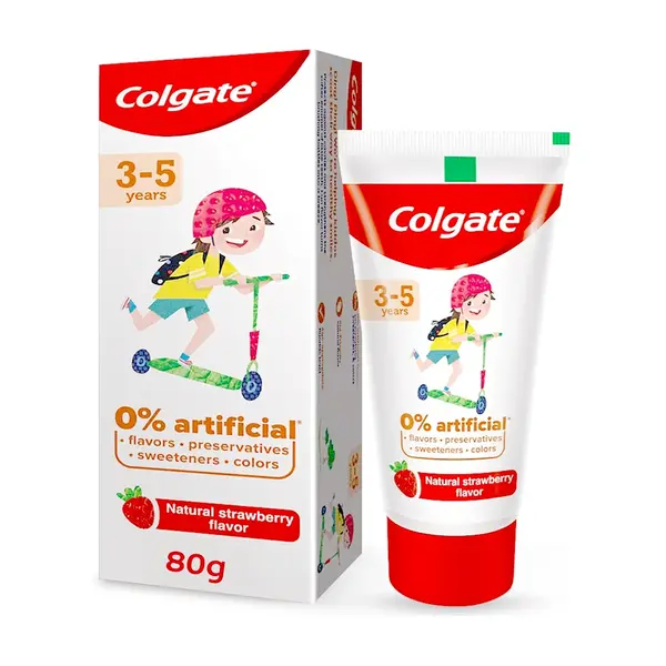 Colgate Kids 3-5 yrs Premium Toothpaste 80gm Strawberry Flavor – View 1
