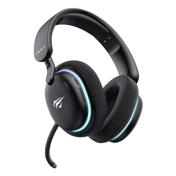  Havit Gamenote Fuxi-H7 Five-Mode Bluetooth Wireless Gaming Headphone – Color: Black – View 3