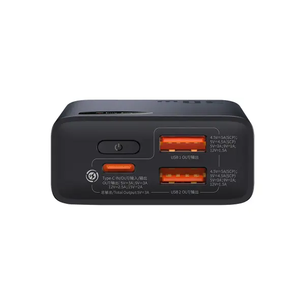 Baseus Adaman2 Series Mini 10000mAh 30W Portable Charger Power Bank – Color: Black – View 3