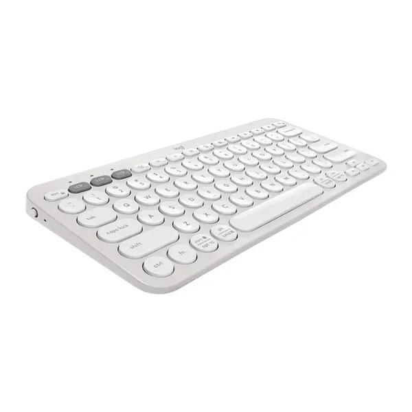 Logitech K380S PEBBLE KEYS 2 Multi-Device Wireless Keyboard – Color: White – View 2