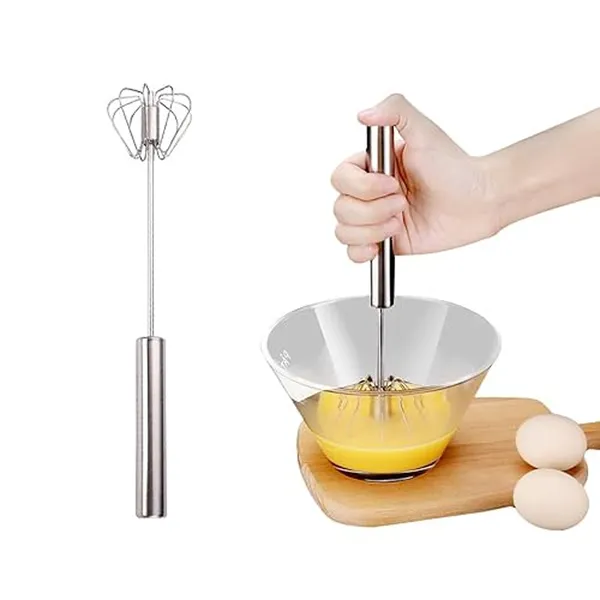 Stainless Steel Push Whisk for Home Hand Blender – View 3