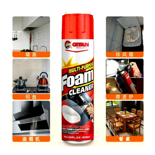 Getsun Foam Cleaner Kitchen Spray Oil and Grease Stain Remover Multipurpose 650ml – View 1