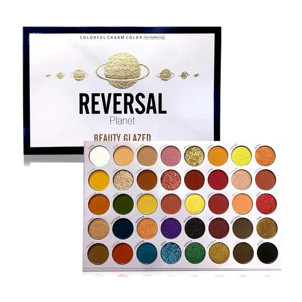 Beauty Glazed 40 Color Reversal Planet Waterproof Eyeshadow Pallete Eye Makeup – View 1