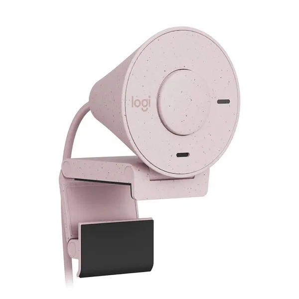 Logitech BRIO 300 Full HD 1080p 2MP Webcam – Color: Pink – View 2