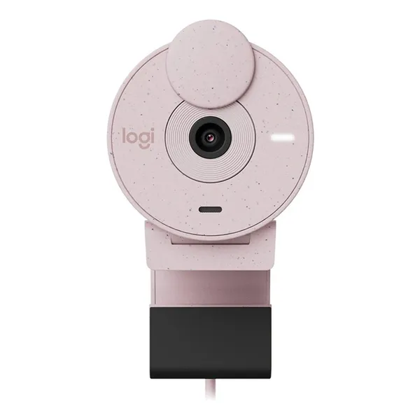 Logitech BRIO 300 Full HD 1080p 2MP Webcam – Color: Pink – View 4