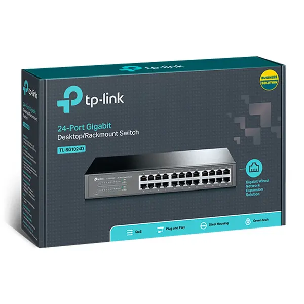TP-Link TL-SF1024D 24-port 10/100Mbps Network/Rackmount Switch – View 4