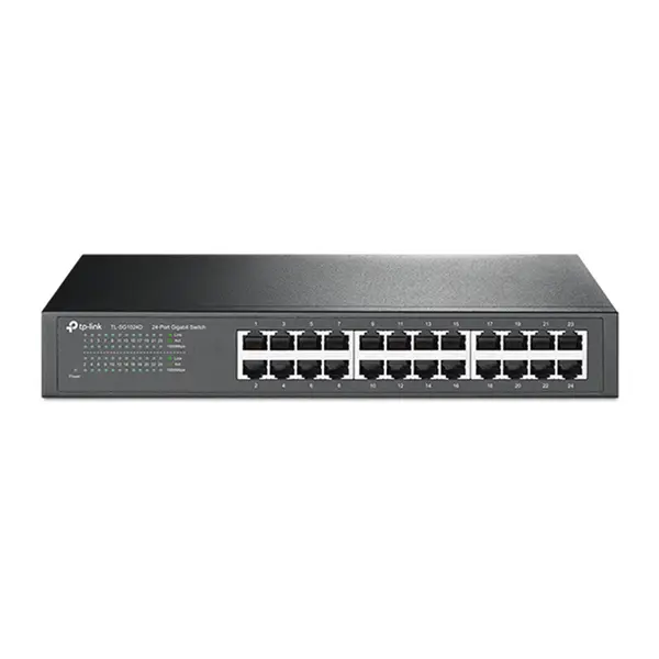 TP-Link TL-SF1024D 24-port 10/100Mbps Network/Rackmount Switch – View 1